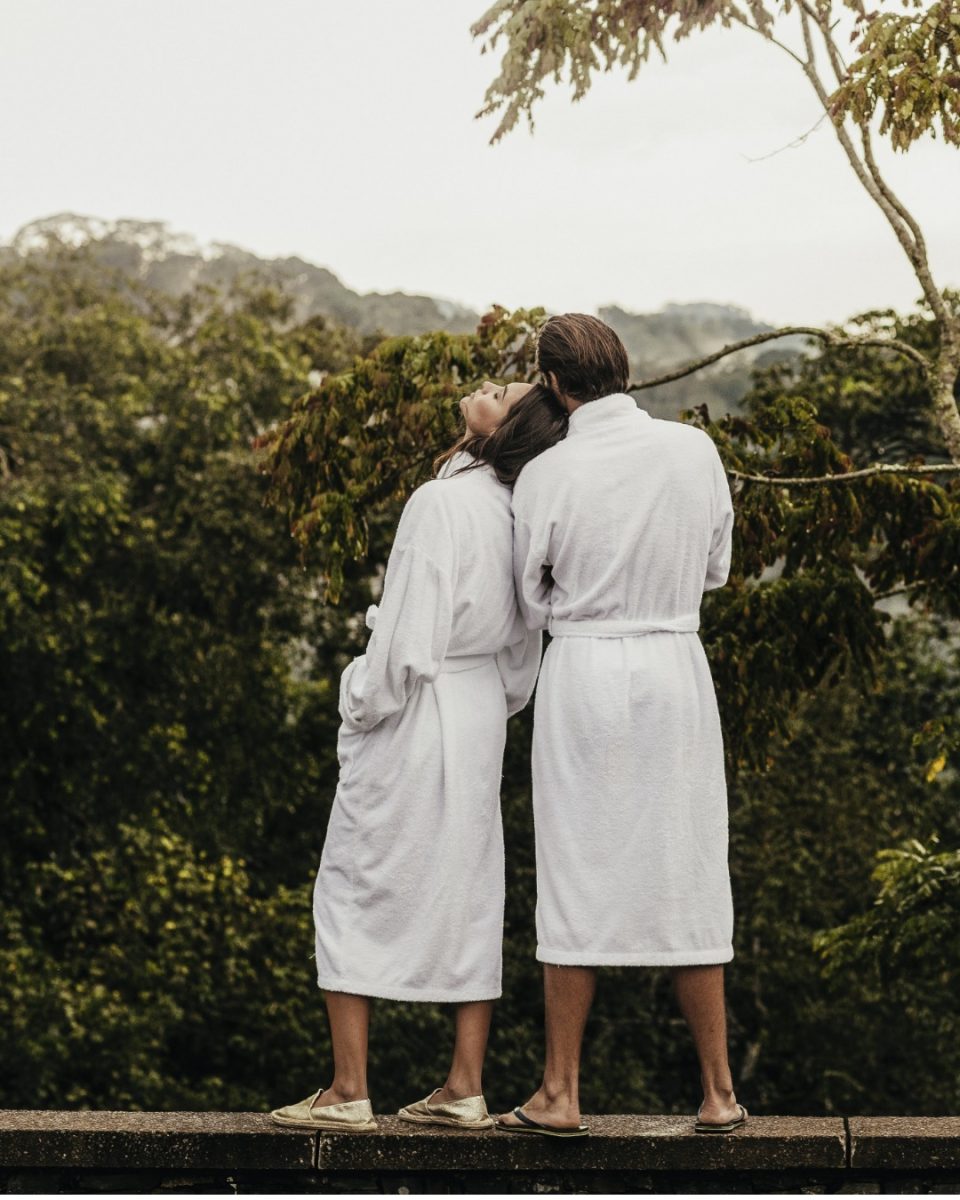 Relaxation after gorilla trekking in Rwanda