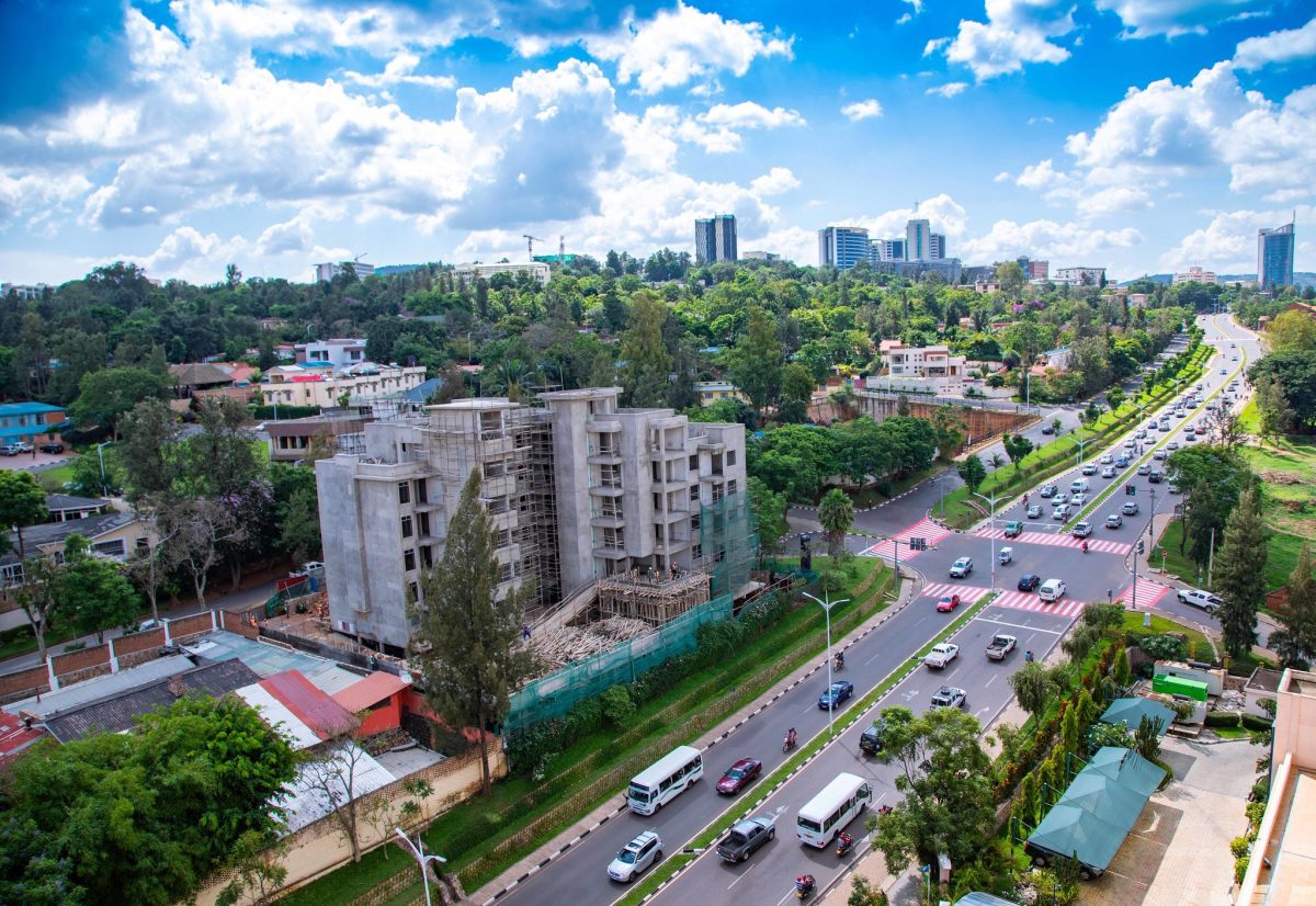 Kigali City in Rwanda