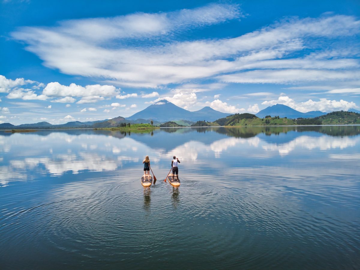 Beautiful lake in south western Uganda