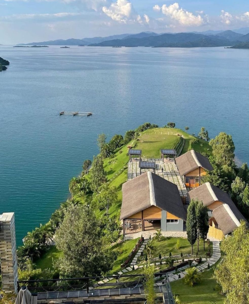 View of Lake Kivu in Rwanda