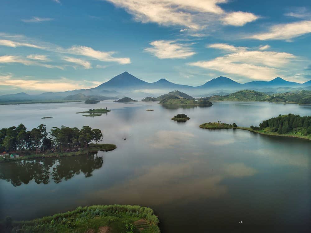 Scenery of the the Virunga Volcanoes